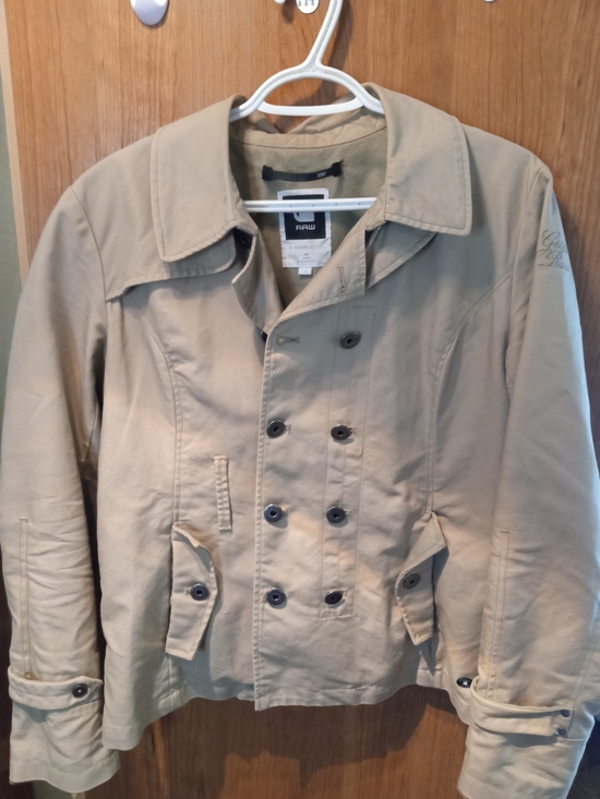 G-Star Jackets & Blazers - Y2K G-Star Original Womans Beige Double-Breasted Jacket